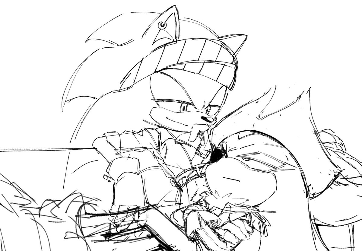 LComet294's tweet photo. Captain and his wife

Sketch commission made by My Darling (on Facebook)
#Shadonic https://t.co/Vl4SNFNfDo