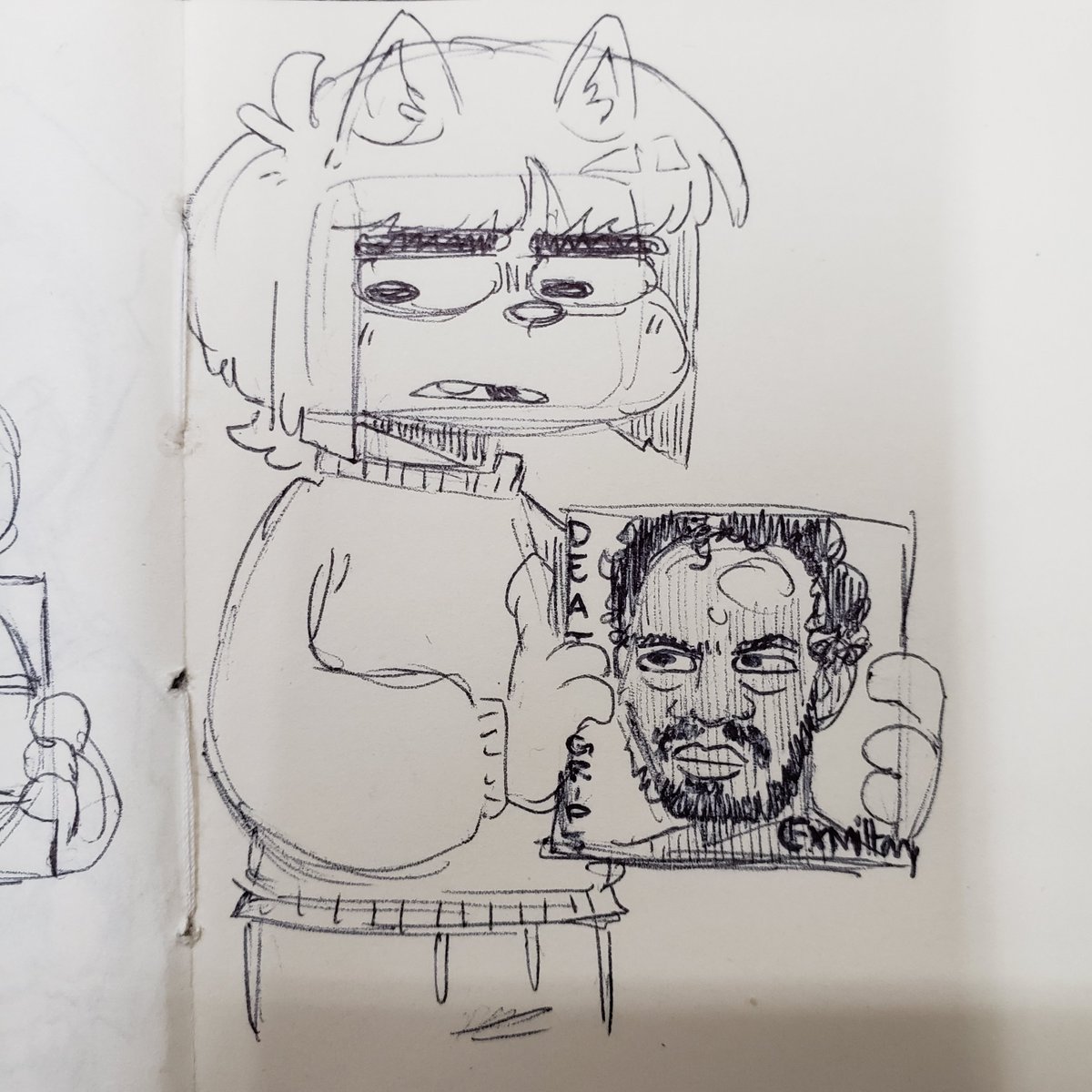 PANDZART's tweet photo. She loves the death grips https://t.co/i78PLws4yR