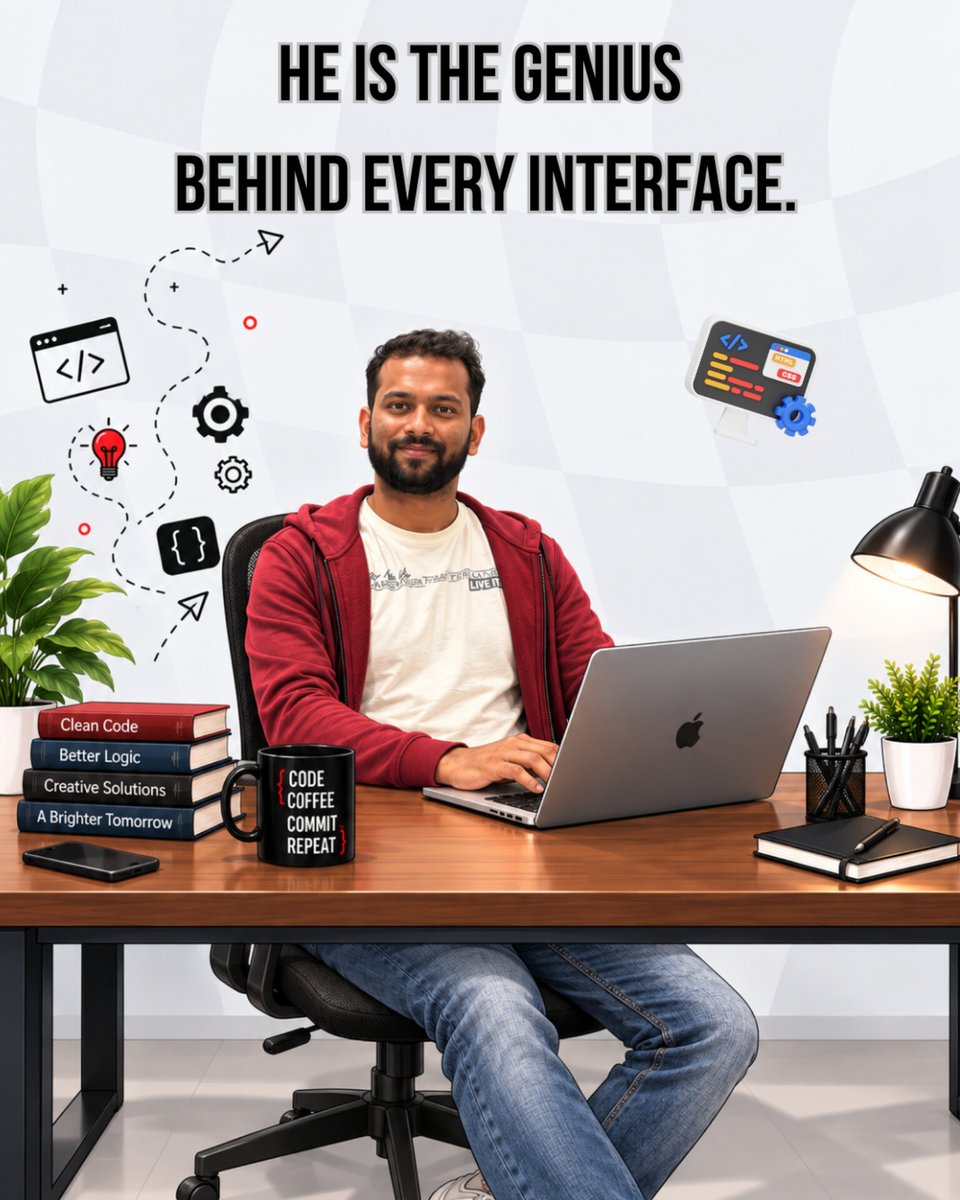VrindaIO's tweet photo. Meet Ravindra, our Software Developer at Vrinda Techapps! ๐ป๐
Turning ideas into clean, functional, and user-friendly digital experiences, one project at a time.
#VrindaTechapps #MeetOurTeam #SoftwareDevelopment https://t.co/q8a96zJgCl