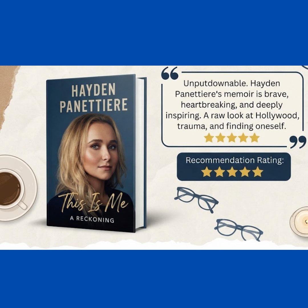 DelgadoLibrary's tweet photo. Courtney has finished reading - This is ME. A Reckoning. 

Hayden’s journey is one of resilience and strength. Highly recommend for anyone looking for a story of true survival and self-discovery.

#ThisIsMe #HaydenPanettiere  #BookRecommendation  #Bookstagram https://t.co/urmYZFFdT7