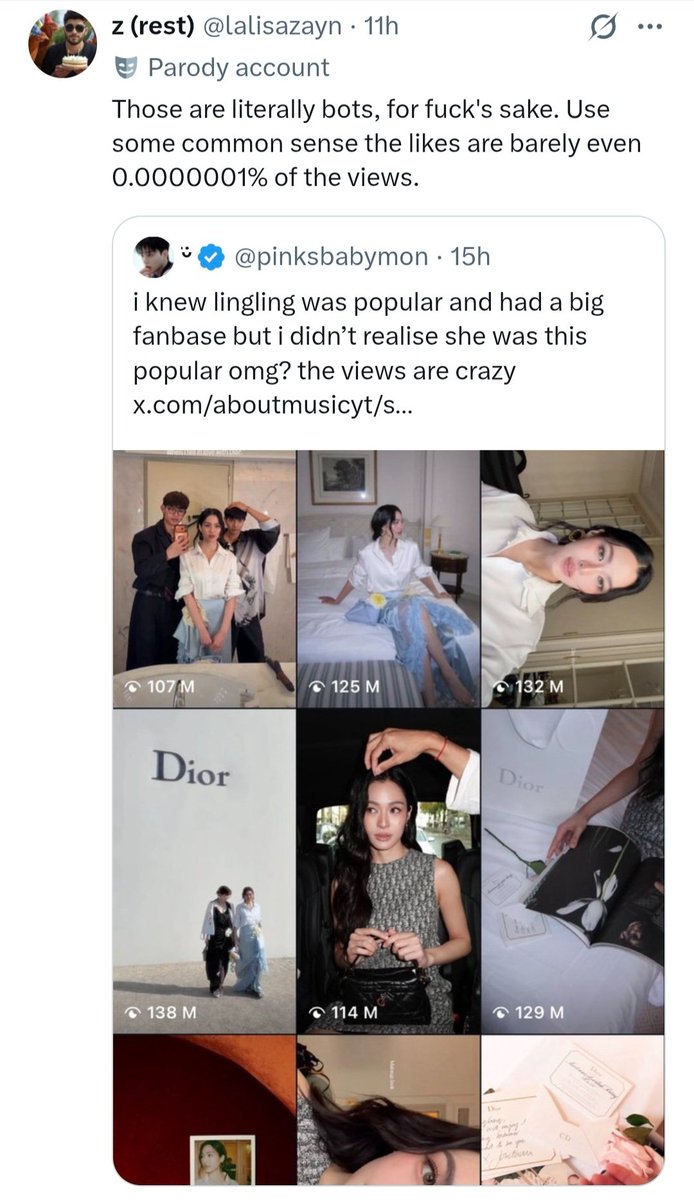 sarochan0394740's tweet photo. When Thai artist get top in the ranking but post many post for fw. What Thai got is not pride but embarrassment. And because these emv miv sov war it bring negative image on thai artist in fw https://t.co/kQ8vYEgo2W