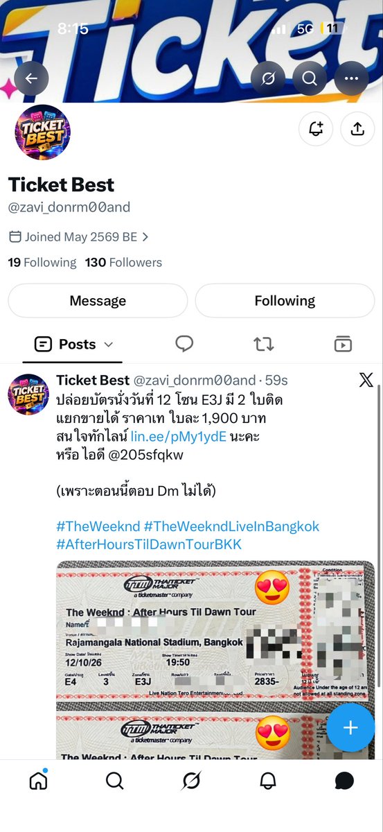 apolaridear's tweet photo. เตือนภัย ร้านนี้โกงนะคะเป็นระบบเลยค่ะ
#TheWeeknd #TheWeekndLivelnBangkok https://t.co/93ElSFaDlU