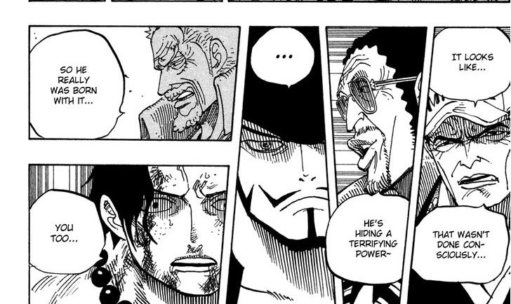 Miah5432's tweet photo. Emporio Ivankov doesn't have CoC. You can tell by the reaction between people who have it and people who don't.
#Onepiece1195 https://t.co/N0Vw17OD8C