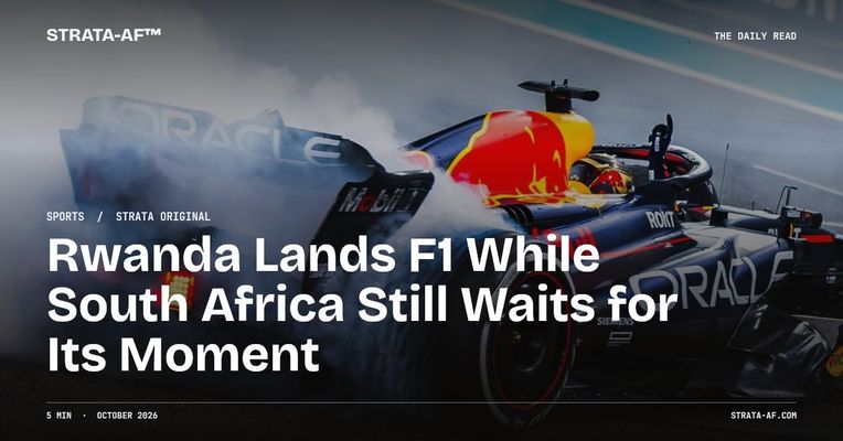 strata_af's tweet photo. Rwanda securing Formula 1 ends 38 years of African absence from the calendar, with Kigali winning the bid over Johannesburg. What does this outcome say about cities stepping up – ready to host sport at this scale.