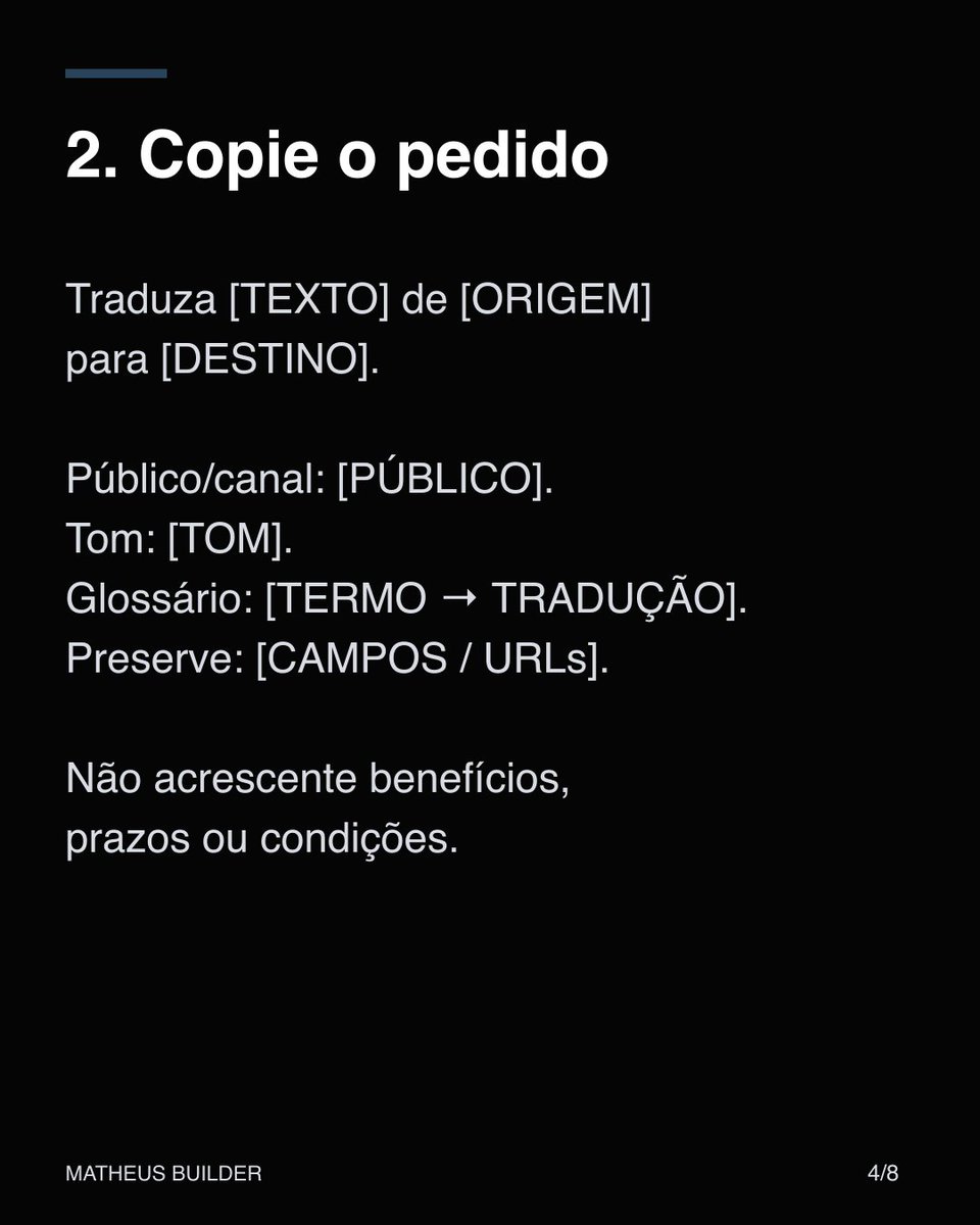 Matheus_Builder's tweet photo. 1/2 Tradução com glossário: prepare os termos e campos antes do pedido.
AI Hub da Mood Solutions: https://t.co/Q1FQXYlQLn
Fonte: https://t.co/H6TzfEEdxE
Ilustração criada com IA. https://t.co/Q5gboKp5O0