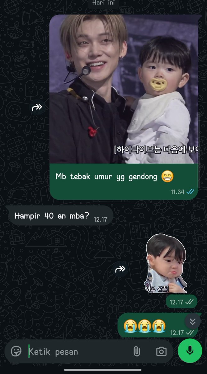 candyyoukaroll's tweet photo. EMANG SEPAKDEยฒ ITU KAH WAJAHNYA YEONJUN ???!!!!
๐ญ๐ญ๐ญ
MASIH 27 TAHUN LOH YA KAK JUN ITU. ๐ญ๐ญ๐คง๐คง
#YeonjunTXT #TXT #TXTParentingDiary https://t.co/KEVJG8qzvM