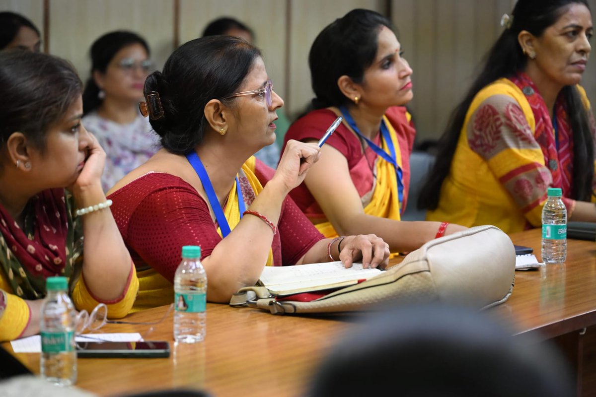 DCPCR's tweet photo. DCPCR organized a Child Mental Health Discussion Session for World Mental Health Day 2026. @OPVyas12, Ms. Swati Gupta and @KundanKanskar participated, with Dr. Shehzadi Malhotra, IHBAS, and Anganwadi Workers from across Delhi also present. https://t.co/VlZRhsCCHd