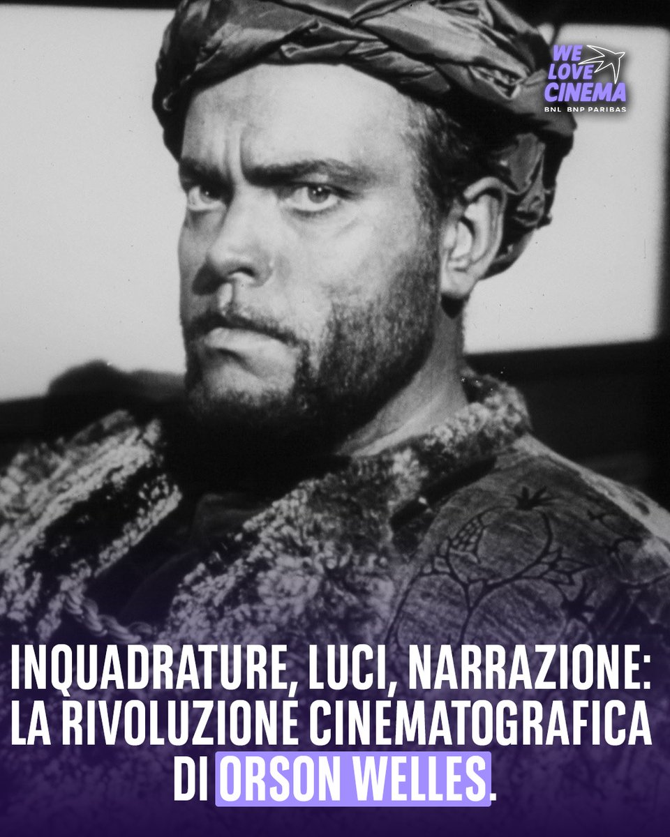 WeCinema's tweet photo. Nel cinema esiste un prima di #OrsonWelles e un dopo. Una scissione netta segnata da #QuartoPotere e dalle sue opere successive 🎞️

Il cineasta ha infatti rappresentato un punto di rottura con il cinema delle origini, anticipando numerose innovazioni cinematografiche che sarebbero poi state riprese da molti autori e che avrebbero segnato la settima arte contemporanea.

Se con "Quarto potere" Welles ha ridefinito la narrazione e l'uso delle cineprese, con opere come #IlProcesso, #Otello, #LorgoglioDegliAmberson e #LinfernaleQuinlan ha definito un nuovo modo di fare cinema e una nuova concezione di regista.

Un'eredità, tra le più tangibili, lasciata al grande schermo ✨

#welovecinemait