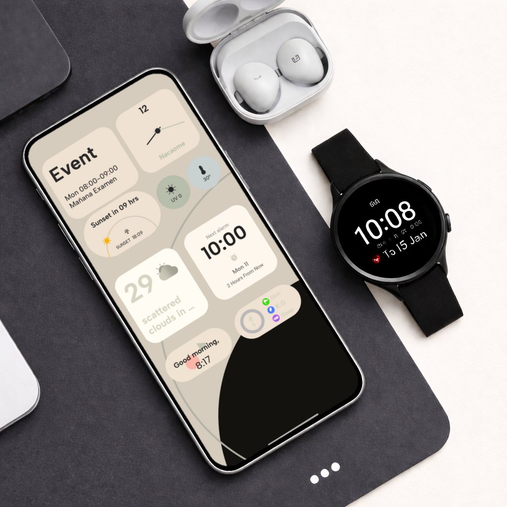 GeovannyApps's tweet photo. 🌿 Minimalist beige setup I'm using this week.
Widgets for a beautiful screen, with at-a-glance information.

Download the pack here 👇
https://t.co/fzJVoTH7C7

#KWGT #HomeScreen #MockupDesign #Personalization #Widgets #Launcher #Setup #Wallpaper #Theme #MinimalSetup https://t.co/ZbFs7MgwKe
