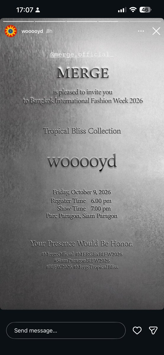 ray_slxm's tweet photo. This year Phoom &amp; Boss  have been invited to multiple Bangkok international fashion week events, next year I hope they walk at one of the shows 🤞🏽

BOSS PHOOM AT BIFW26

#MERGExBIFW2026
#MERGEXBOSSANDPHOOM https://t.co/WSnAhNohxb
