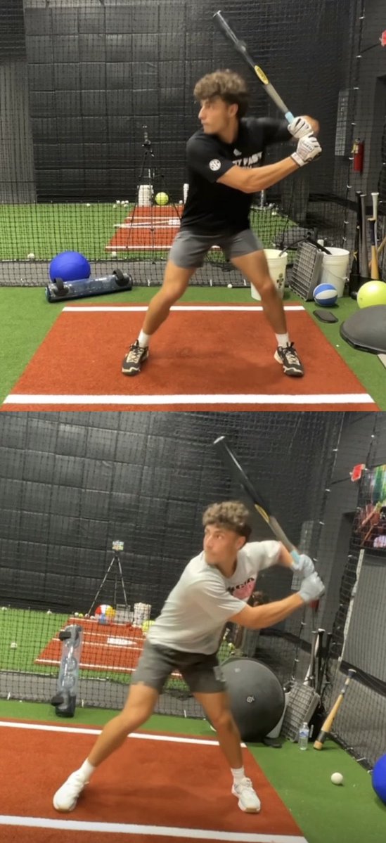 alex_22bach's tweet photo. Swing progression @ChinMusicEC 
July-September 
#uncommited https://t.co/rY7vhtavdh