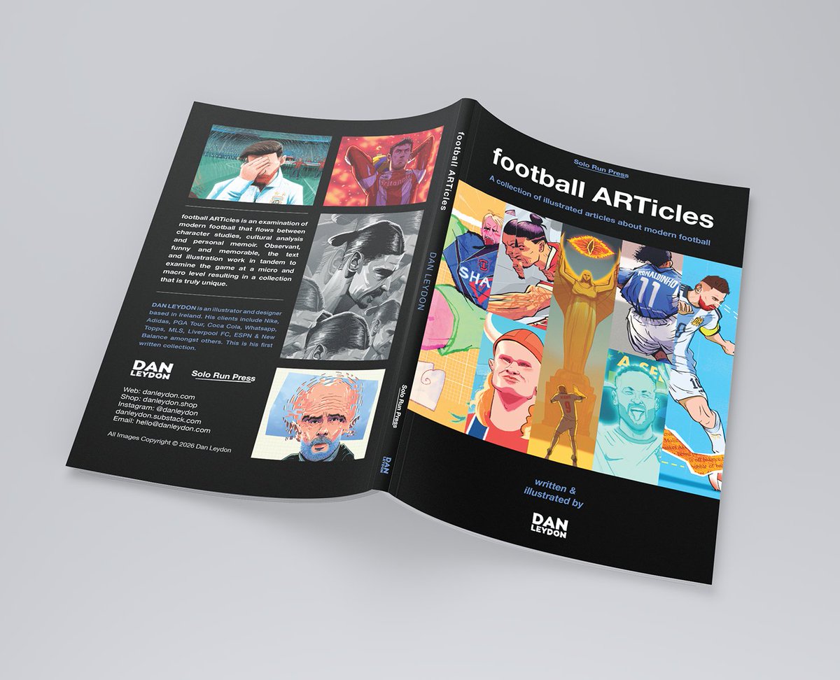 danleydon's tweet photo. football writing + football art

152 pages

⚽️📕 https://t.co/V78mLzIwPS