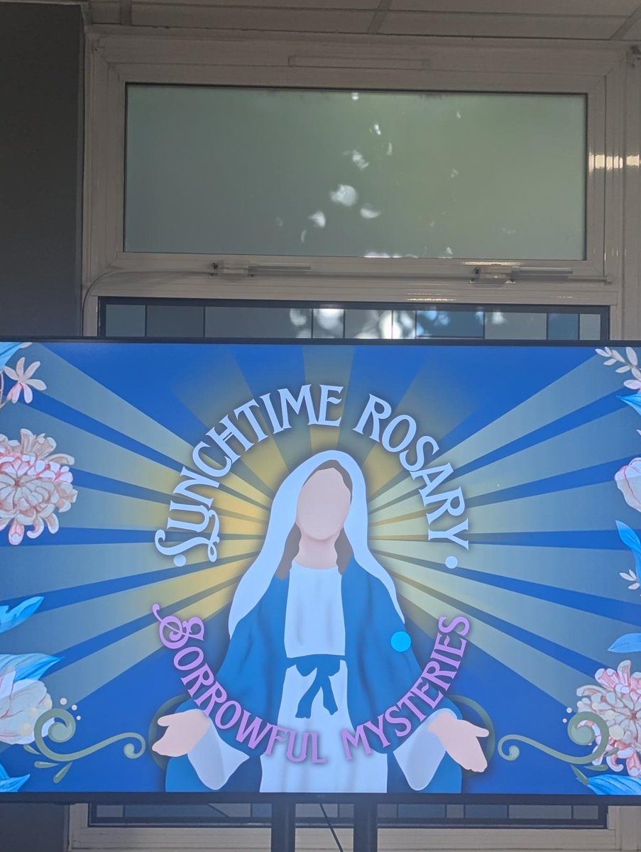 stuartbathurst's tweet photo. For the month of the Holy Rosary, our lunchtime club was made special with a rosary from the Beatification of St John Henry Newman, whose feast day we celebrate today. Newman is also part of our own school story, having baptised our Patron, Father Stuart Bathurst! https://t.co/HKAeH2u4RO
