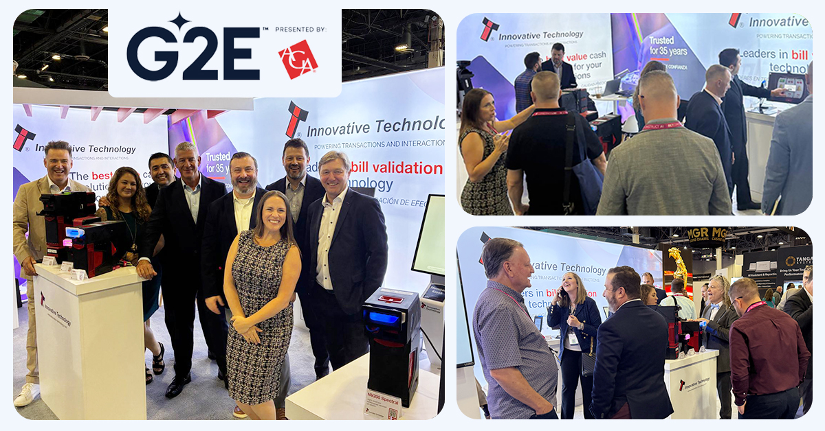 notevalidators's tweet photo. Incredible @G2Eshows in Vegas last week !
Thank you to everyone who stopped by the booth to check out our latest cash validation equipment and demoed our facial recognition technology for enrollment, VIP memberships and self-exclusion 🎰
Read more:  https://t.co/iQ04CyGbZf https://t.co/s68ZyGsdtx