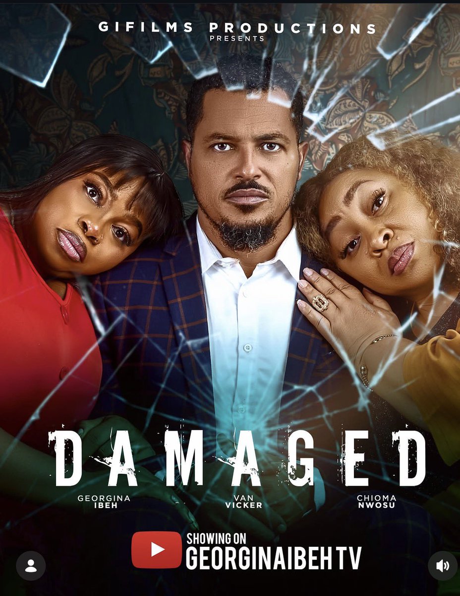 ellasomky's tweet photo. I’m watching Damaged by Georgina Ibeh, and this storyline is INSANE! 😭👏🏽 The scary part is how REAL it feels. Whoever wrote this deserves their flowers because WHAT DID I JUST START WATCHING?! 😂🔥

Kudos https://t.co/5PazTG0Adk