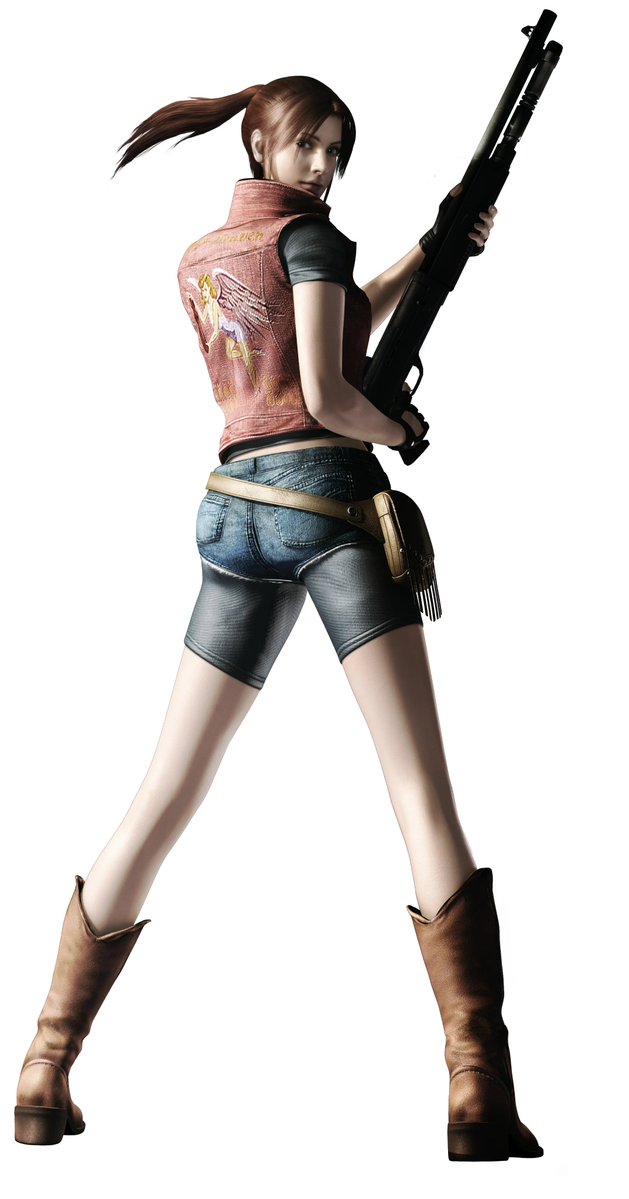 DeadMilkVan's tweet photo. @lol_tenki @Tei_long Claire is an 90s rebellious and young anime biker girl, her designs is really fitting for that. Even then if you need it touched up on the late redesigns did a better job of that with keeping the character. https://t.co/eOehERKbrh