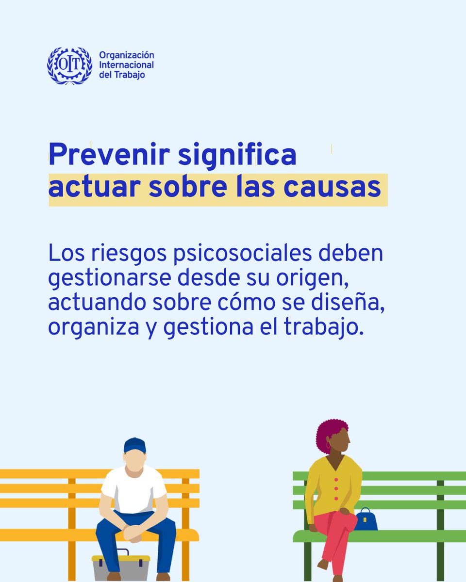 OITconosur's tweet photo. En el #DíaMundialDeLaSaludMental, ponemos el foco en los riesgos psicosociales en el trabajo.

Nueva nota de la OIT analiza avances y desafíos en 10 países de América Latina.

➡️ https://t.co/yrsusJXoe8 #SaludMental #TrabajoDecente https://t.co/zmfJq8jxc8