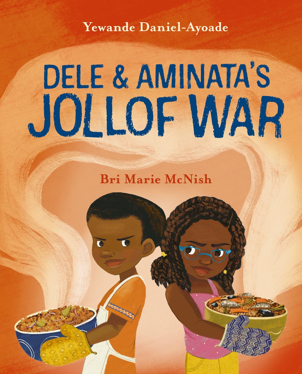 KIDLIT411's tweet photo. We are pleased to host a giveaway of the picture book, DELE &amp; AMINATA'S JOLLOF WAR by Yewande Daniel-Ayoade, illustrated by Bri Marie McNish (Owl Kids Books).

To enter, L + RP and confirm your entry in our Friday weekly: https://t.co/crRQfXU6fm (+ more ways to win) https://t.co/UsKwl6Cmgu
