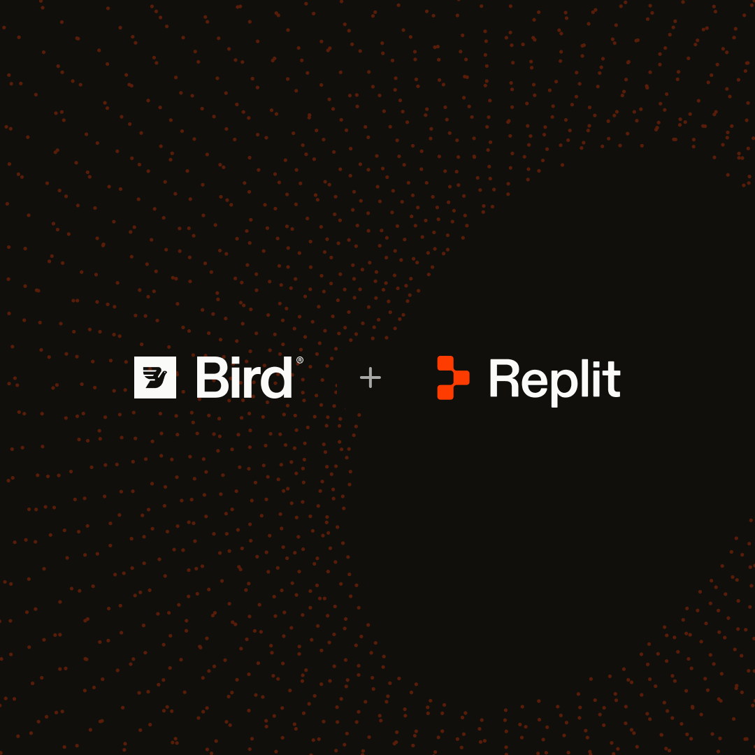 messagebird's tweet photo. Bird is now in Replit Agent's MCP list.  

Ask Agent to send an email. One sign-in, one secret, and your app sends from the first run. No SMTP, no SDK setup, no docs tab. 

Built with @Replit https://t.co/R8SJqEevjN