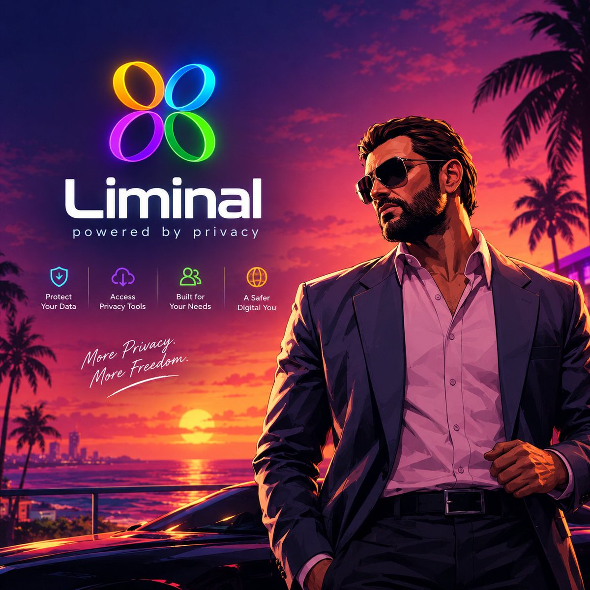 Tushar_7A's tweet photo. Good Evening Everyone,  
Liminal — Powered by Privacy

Liminal is focused on making digital privacy more accessible, practical, and user-friendly.

By providing and distributing privacy-focused tools, resources, and solutions based on users’ needs,

 Liminal aims to help people protect their personal information and maintain greater control over their digital lives.

Better Privacy. More Control. A Safer Digital Future. @LiminalNet #LiminalNet