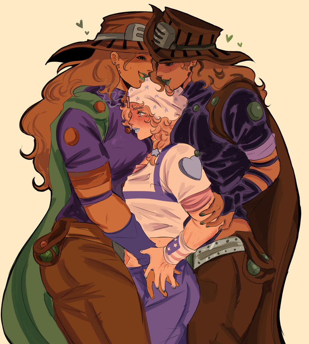 roaitlay's tweet photo. late gyjo yuri drawings for international lesbian day . hi!

#gyjo #jogy https://t.co/xpKYiQZPzy