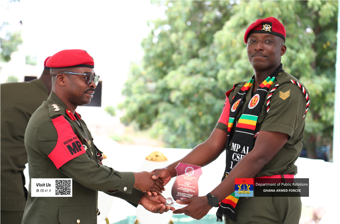 GhArmedForces's tweet photo. The Ghana Military Police (GMP) has concluded a twelve-week Military Police Advanced 1 Course 1-26 at LOG Base, Burma Camp, on Friday 9 October 2026.

Full Story on: https://t.co/mRtiDQAqZA

Story by Nyarko Barbara
Pictures  by Sergeant Hormeku Setsoafia https://t.co/VJubF3980z