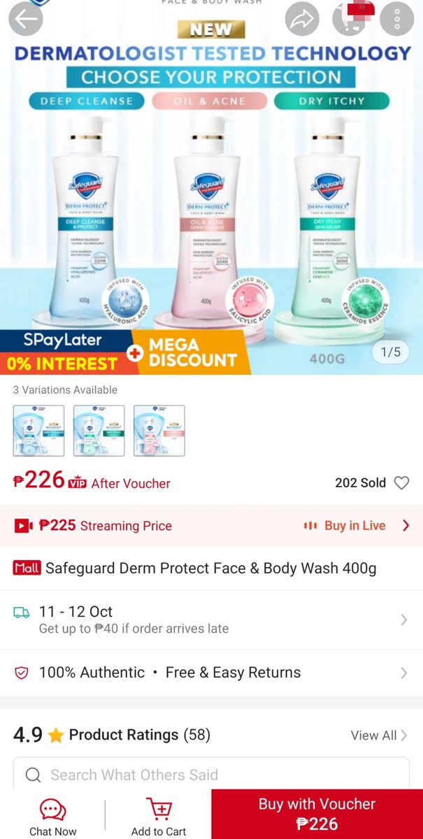 _Kahlin_'s tweet photo. May bago pala sa Safeguard bodywashes

Body wash at the same time face wash na rin
225 pesos for 400g
With vouchers and coins, pwedeng maging less than 200 pa

Variants are: 
Dry Itchy Skin Relief 
Deep Cleanse and Protect 
Oil and Acne Germ Cleanse

https://t.co/SdkBNRepDp https://t.co/OsdQOFJJXf