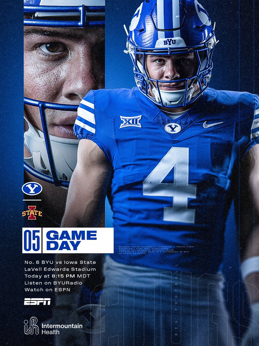 BYUfootball's tweet photo. FRIDAY NIGHT LIGHTS 🤙 https://t.co/PpDMkoAOq1