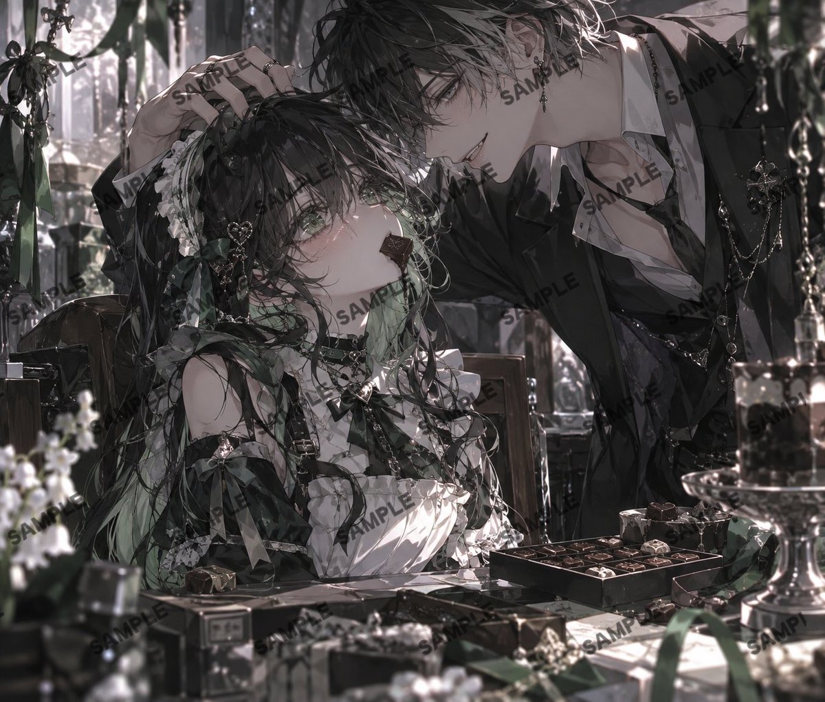 Ith0ha's tweet photo. 「俺だけのスイートドール」

眠るまでのゲリラ！
起きてる間はお作りいたします！
寝たら明日にお渡し！

テンプレはリプ欄へ
ご参加お待ちしております❣️

 #AIイラスト 
 #無償企画 
 #絃葉の栞 https://t.co/TAgbMt5eWY