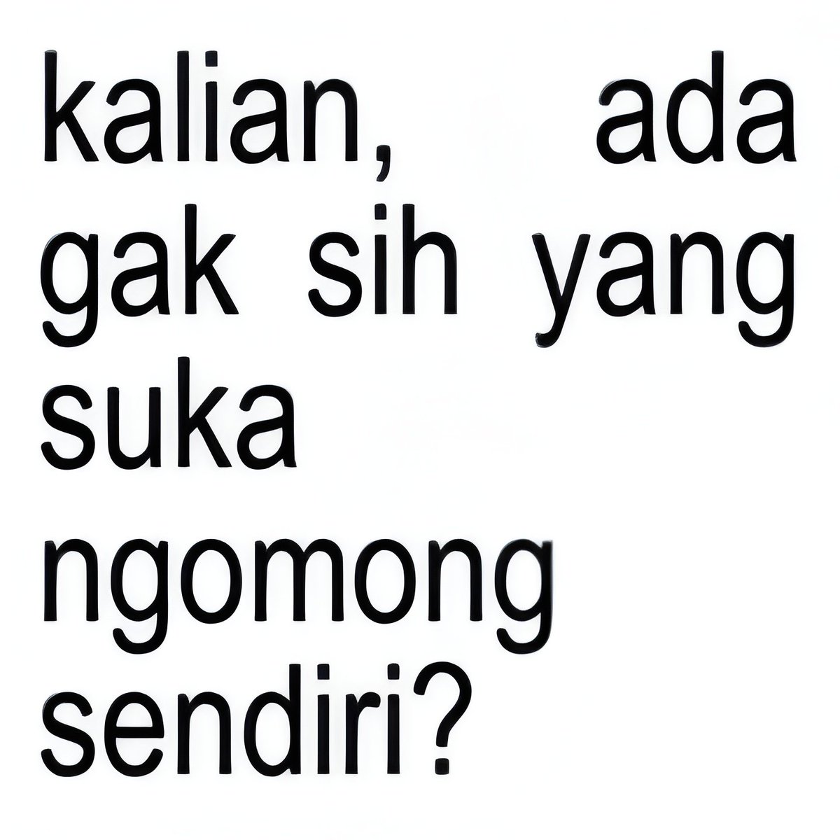 piscesgirle's tweet photo. siapa yang suka ngomong sendiri? ☝️ https://t.co/cJpK0bbryB