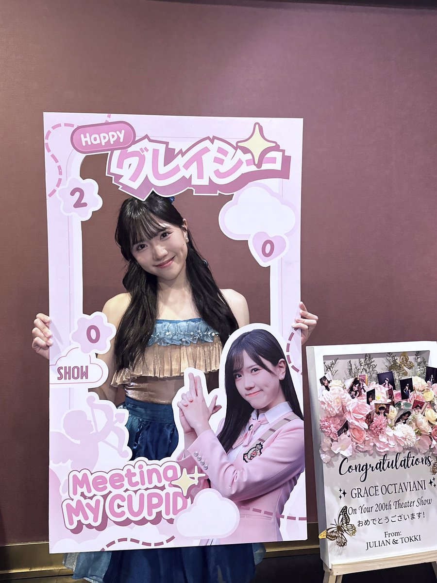 Gracie_JKT48's tweet photo. terimakasih banyaaakk untuk projectnya!! 🥹 gemesh bangeeeeettt, aku sukaaaaaa sekaliii🩷 ada banyak foto kenang-kenangaann akuu🤍 temenin aku terus yaaa di show-show berikutnya jugaaa😆🫶🏻

#Fall1n9_in_Grace
#Meeting_My_Cupid_No200 https://t.co/A4tMlMWBHJ