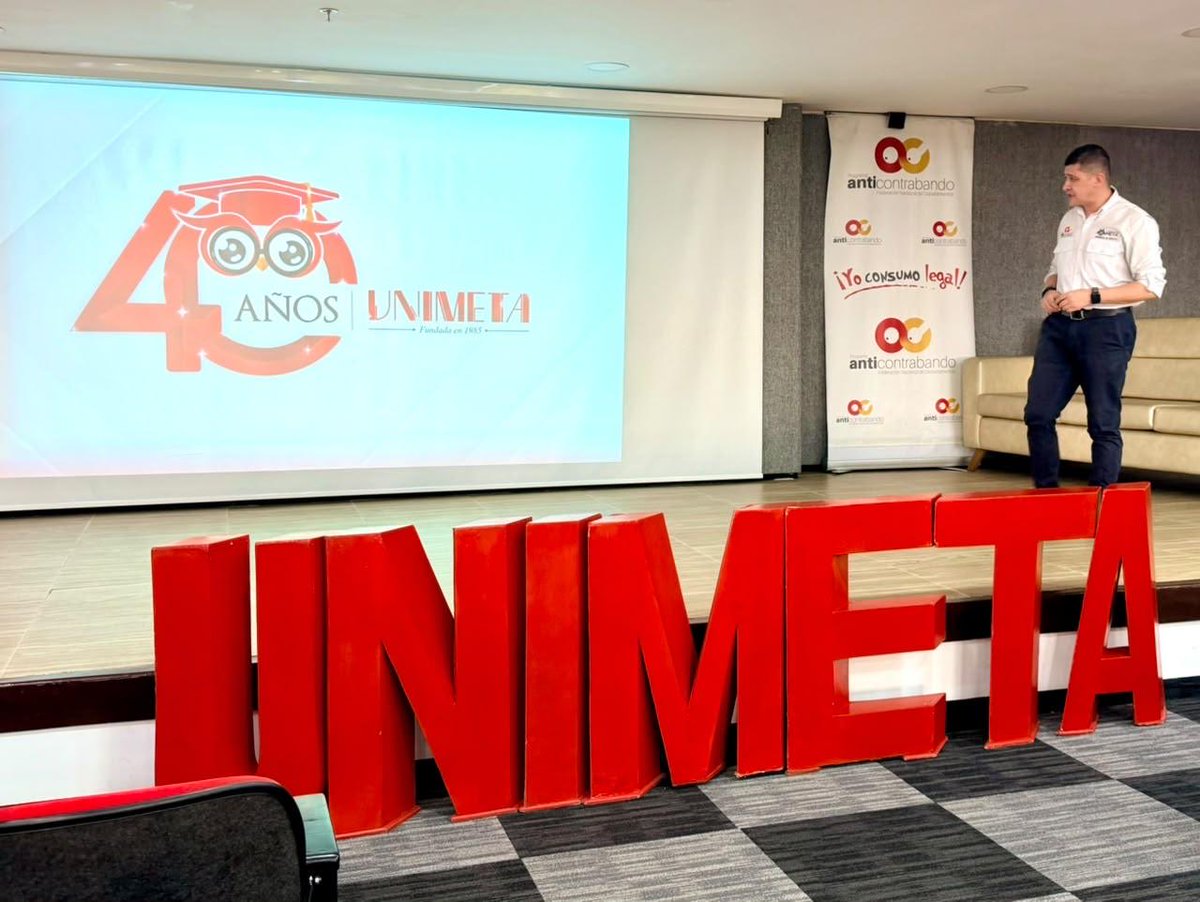 GobMeta's tweet photo. 🎓 ¡Más de 50 jóvenes de la @UnimetaOficial capacitados por el GOA-Meta!

Aprendieron a identificar licor de contrabando y cigarrillos ilegales, fortaleciendo la prevención y la cultura de la legalidad. 🤝

¡La legalidad nos une, el contrabando nos afecta! https://t.co/Yp836n0eBx