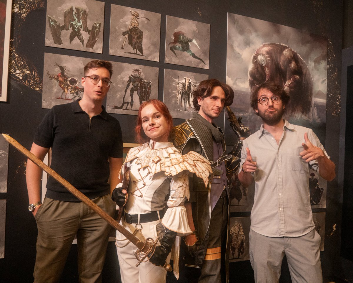 SandfallGames's tweet photo. Ce 7 octobre, nous avons célébré l'inauguration de notre exposition La Toile aux Rêves avec la Ville de @montpellier_ . Un grand merci à nos amis du Jeu Vidéo ainsi qu'à tous les artistes et passionnés qui nous ont rejoint pour cette soirée unique <33

On October 7th, we celebrated the opening of our exhibition "La Toile aux Rêves" alongside the City of Montpellier. A huge thank you to our peers in the gaming industry, as well as to all the artists and passionate fans who joined us for this incredible evening <33