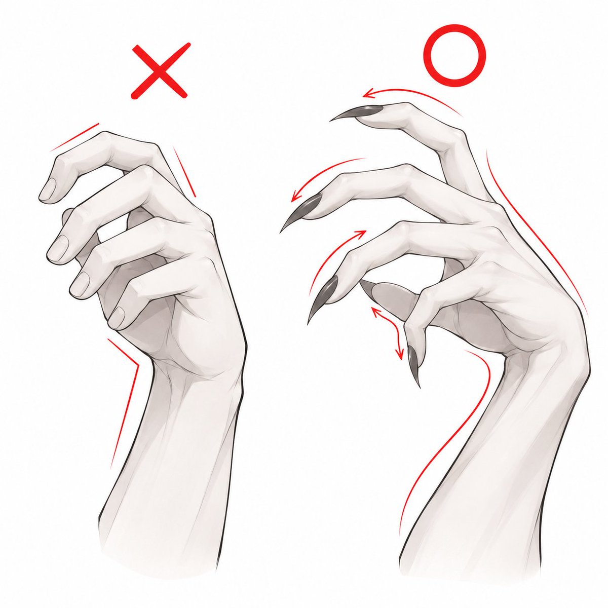LumiCanvass's tweet photo. Better hand flow, better gesture. https://t.co/7pfZ2kmrNA