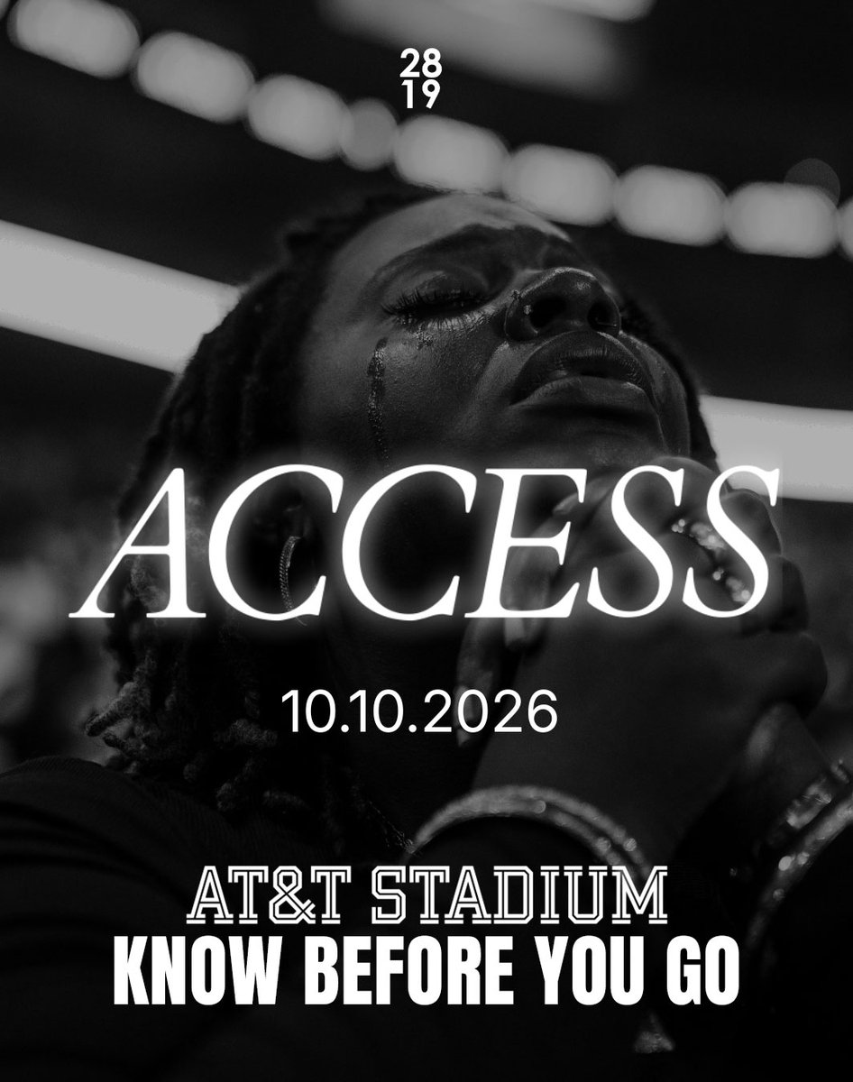 ATTStadium's tweet photo. ACCESS comes to AT&amp;T Stadium this weekend! https://t.co/2WR9F2JhFc