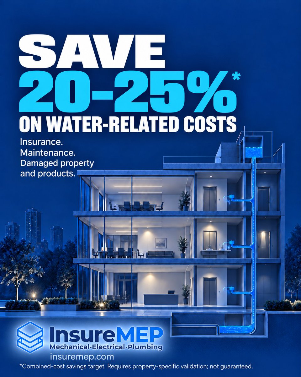 caseyp's tweet photo. InsureMEP. A new standard for water risk. Eleven categories connect controls, dependencies, response and evidence. See the Water Containment Report. Our framework—not a new regulation. https://t.co/LVRtqumcIL