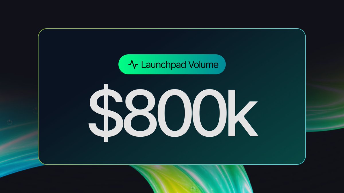 Jupaddotfun's tweet photo. Jup Pad has now done over 800k in launchpad volume. https://t.co/88GQbqx3xP