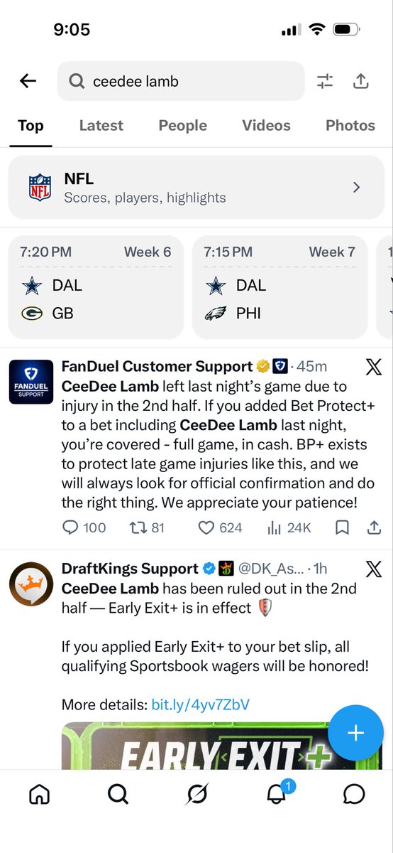 blizzard0427's tweet photo. @Novig Dont play this shitty bookie other all bookie voided ceedee lamb https://t.co/EIJ80Si2GZ