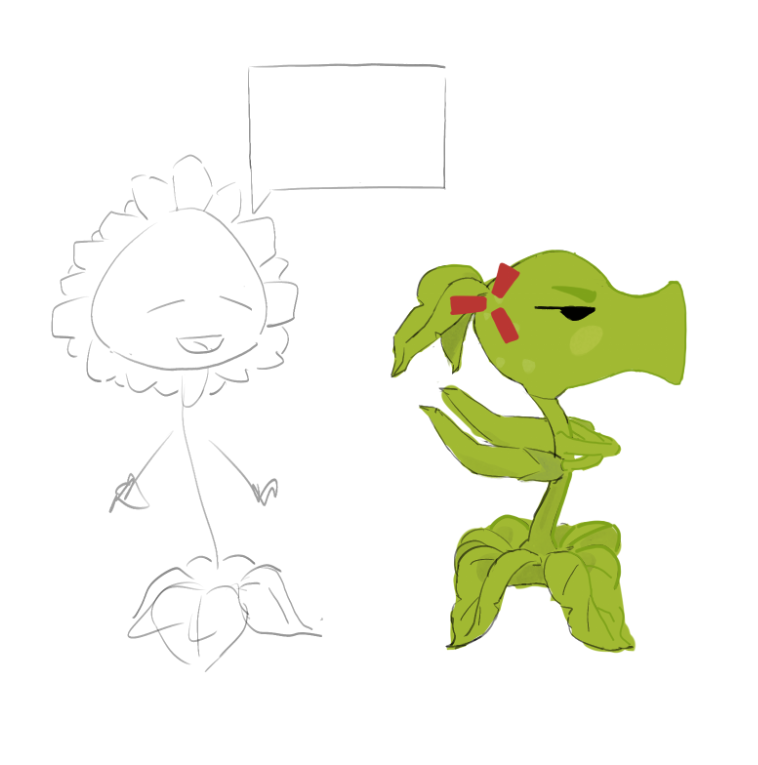 dripma's tweet photo. i was going to draw a small comic but then i hit a wall bc i can't draw sunflower #pvz https://t.co/JxIBc2wmMU