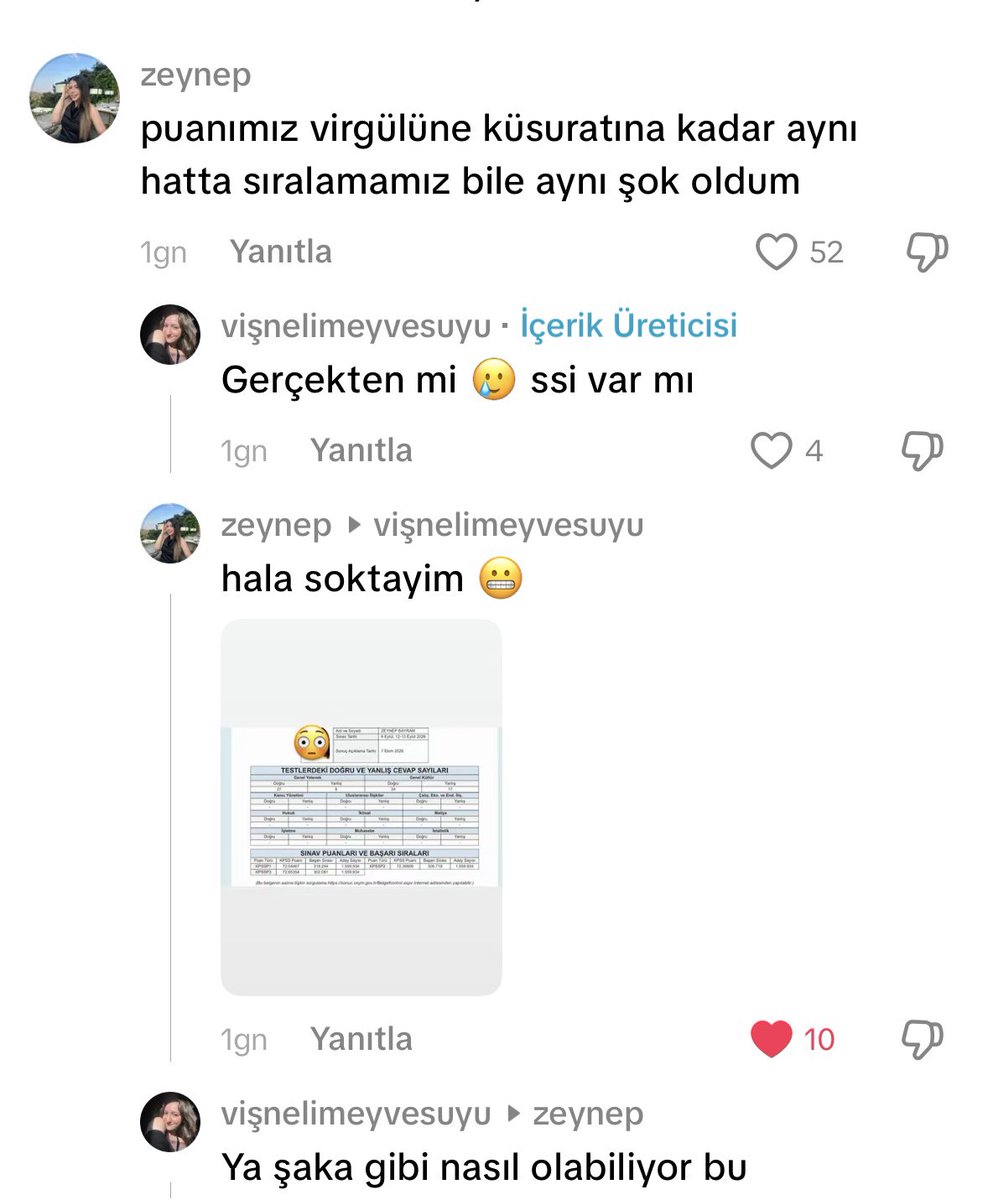 hilalllkrr's tweet photo. Aynı  puanı alan iki kişinin sıralaması bile aynı olmasını normal mi karşılıyorsunuz ? hadi puan aynı sıralama nasıl aynı olur ,siz üç maymunu oynamaya devam edin bizler hakkımızı helal etmiyoruz @OSYMbaskanligi  #ösymistifa #kpsshaksızlığı #kpss #kpsslisans  #kpsslisansıptal https://t.co/MtiJ22oI3U