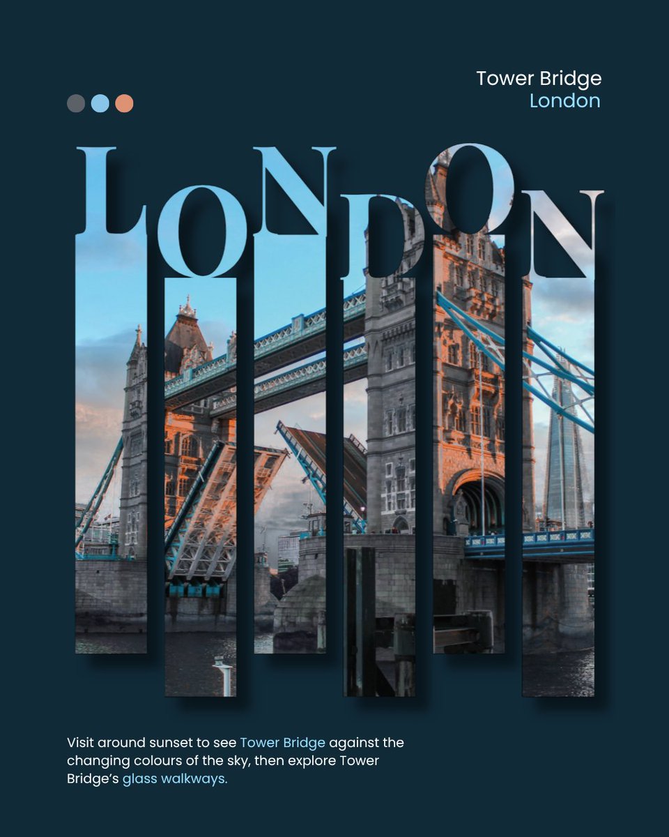 traveloflights's tweet photo. 🌉 London built a bridge. The world got an icon. 🇬🇧✨

Tower Bridge hits different against the Thames skyline—especially when the city lights come on. 🌆

✈️ Planning a London trip? Add this icon to your itinerary.

https://t.co/ZuTQtACPQj

#London #LondonTravel #Traveloflights https://t.co/sWEXZo32u8