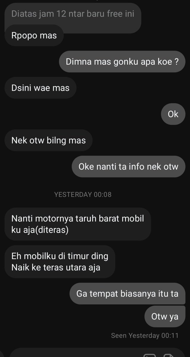 Ibrahim60651467's tweet photo. Terimakasih sudah selalu RO boskuh 🙏 jam berapapun gaspolll
Monggo boskuh yg butuh pijat fast respond ke wa atau tele di BIO yes

#pijatjogja #pijatpriajogja #jogjamassage #massagejogja https://t.co/1EtSrsUySn
