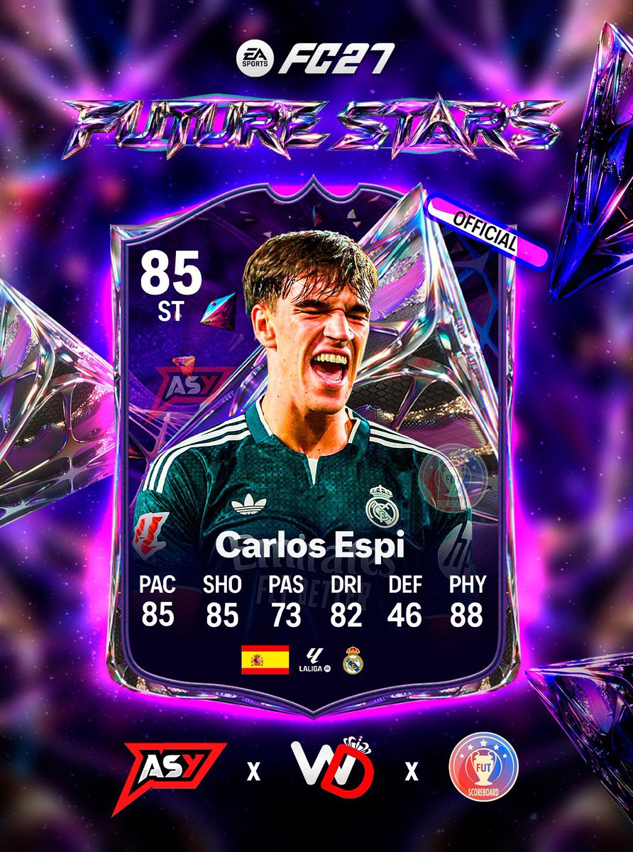 unaiiitm_'s tweet photo. 🚨 HOY SALEN LOS FUTURE STAR EN #FC27
✅15 Future Star en sobres 
✅ Academia de future star 
✅ Los future star mejoran
✅ HOY sale Carlos espi en SBC https://t.co/Aa9vnqW5V1