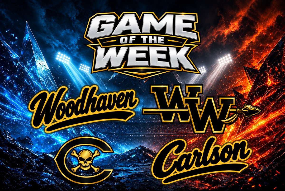 MetroPrepNet's tweet photo. Game of the Week Spotlight: @WoodhavenFTBALL at @CHSMarauderFB
This matchup stands out as the game to watch in the Downriver League, bringing high-stakes playoff and league title implications to Gibraltar. Carlson comes into this game undefeated 6-0 overall, 5-0 in league play, operating as a highly balanced machine. Running back Brennan Hudson drives their offense, averaging nearly 140 rushing yards per game with 13 total touchdowns. Up front, the Marauders boast massive physical size on both trenches with players like Sam Przytula (6'6", 275 lbs) and Joshua Newby (6'3", 300 lbs) anchoring the line of scrimmage. Sitting at 5-1, Woodhaven brings a fast, multi-dimensional attack led by quarterback Preston Scheffler. Scheffler poses a double threat—leading the team in rushing touchdowns while distributing the ball effectively through the air to wide receivers Devante Clayborn, Jordan Jackson, and 6'4" target Aiden Barnes. The battle inside the trenches will dictate the outcome. If Carlson's linebacker core led by Drew Biro and Jake Evans can stifle Woodhaven’s ground game and force long third downs, Carlson can execute its grind-it-out game plan. Conversely, if Woodhaven's defensive front gets to the backfield and generates extra possessions, their quick-strike offense could quiet the home crowd early. #DownriverMI #HighSchoolFootball #Woodhaven #Gibralter #MHSAA