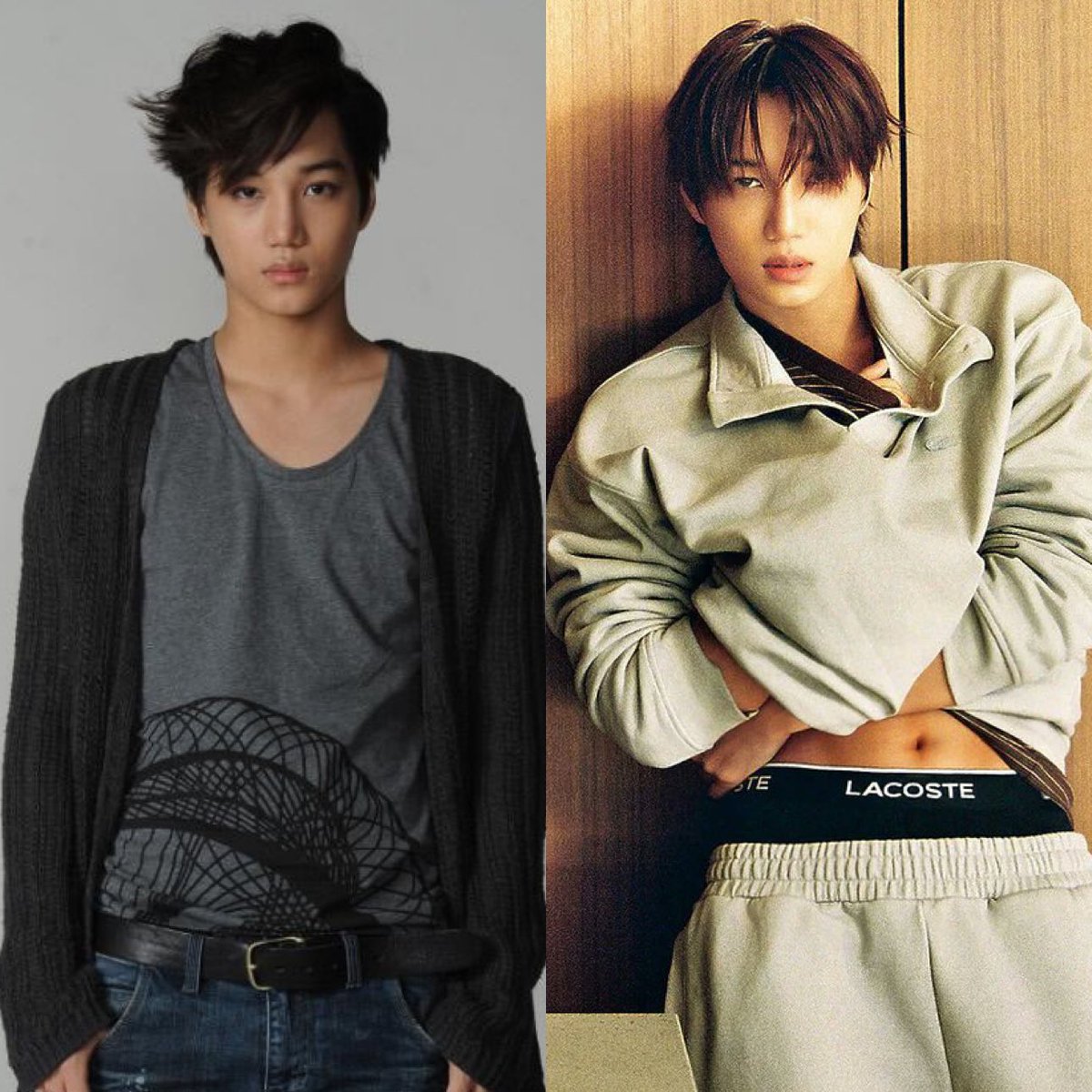 suleen194's tweet photo. jongin kim aka KAI 💛

in his teens                                        in his 30s https://t.co/HSIel8wF19