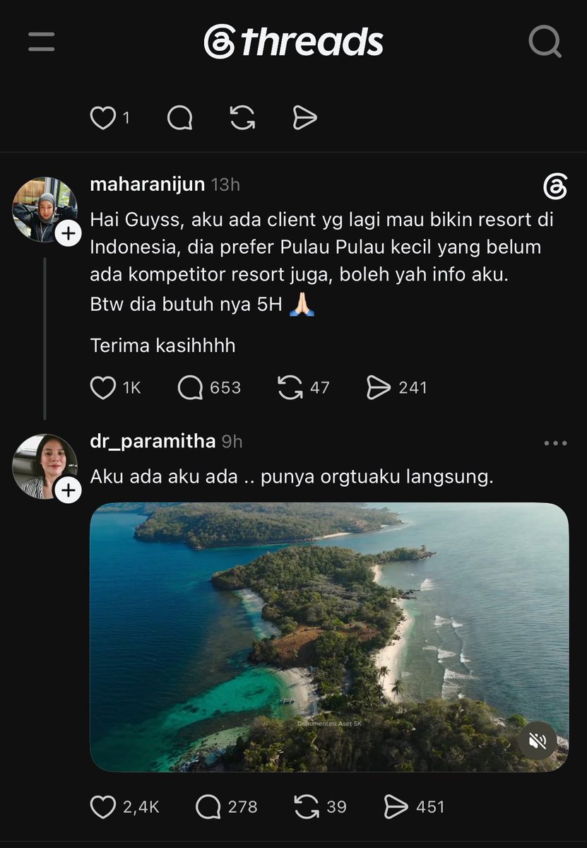 sipalinglogstic's tweet photo. Gue pikir punya ultra luxury vehicle sudah sangat jauh angan2, sampe gue buka threads.

Ada yg punya pulau. https://t.co/3tzRoqoVvk
