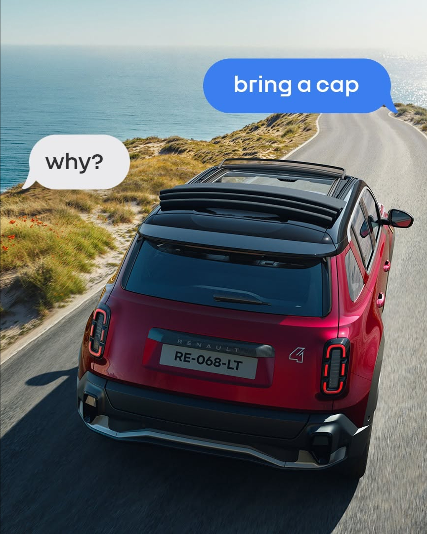 InvictaMotors's tweet photo. Ready for a new adventure? Meet the Renault 4 E-Tech electric Plein Sud!

🌤️ Electric roof
✨ Retro vibes
🧳 Everyday practicality

Every drive feels like a celebration.

📍 Check it out at Invicta Renault Bolton! 

#InvictaRenault #Renault4 #Renault4ETech #PleinSud https://t.co/fQ0PK0hXZV