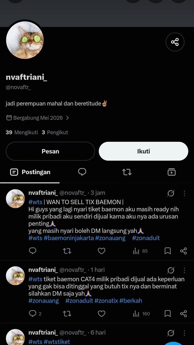 zeazetraaz's tweet photo. GUYS PLEASE RT!!! 

BAGI YANG CARI TIKET KONSER APAPUN tolong retweett gw gemeteran bgt ngetik nya yallah DIA PAKE KTP GUA BUAT NIPU ORANG SM IG PRIBADI GW 

ATAS NAMA NOVA ITU BUKAN GW YA GUYS, KTP GUA DISALAHGUNAIN SM ORANG

#zonauang #tiketkonser #penipuan #konsertulus https://t.co/HAZisVTeuc