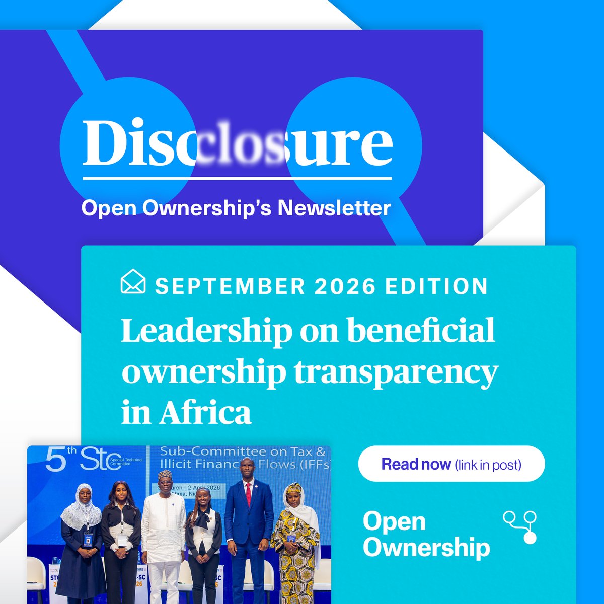 OpenOwnership's tweet photo. The latest Disclosure is out, with news on #BeneficialOwnership #transparency in Africa, where governments, regulators &amp; regional institutions are using BO data to make better decisions on who wins public contracts, receives #extractive licences &amp; pays tax
https://t.co/UJTXqmToZx https://t.co/FGv44EOf7Q