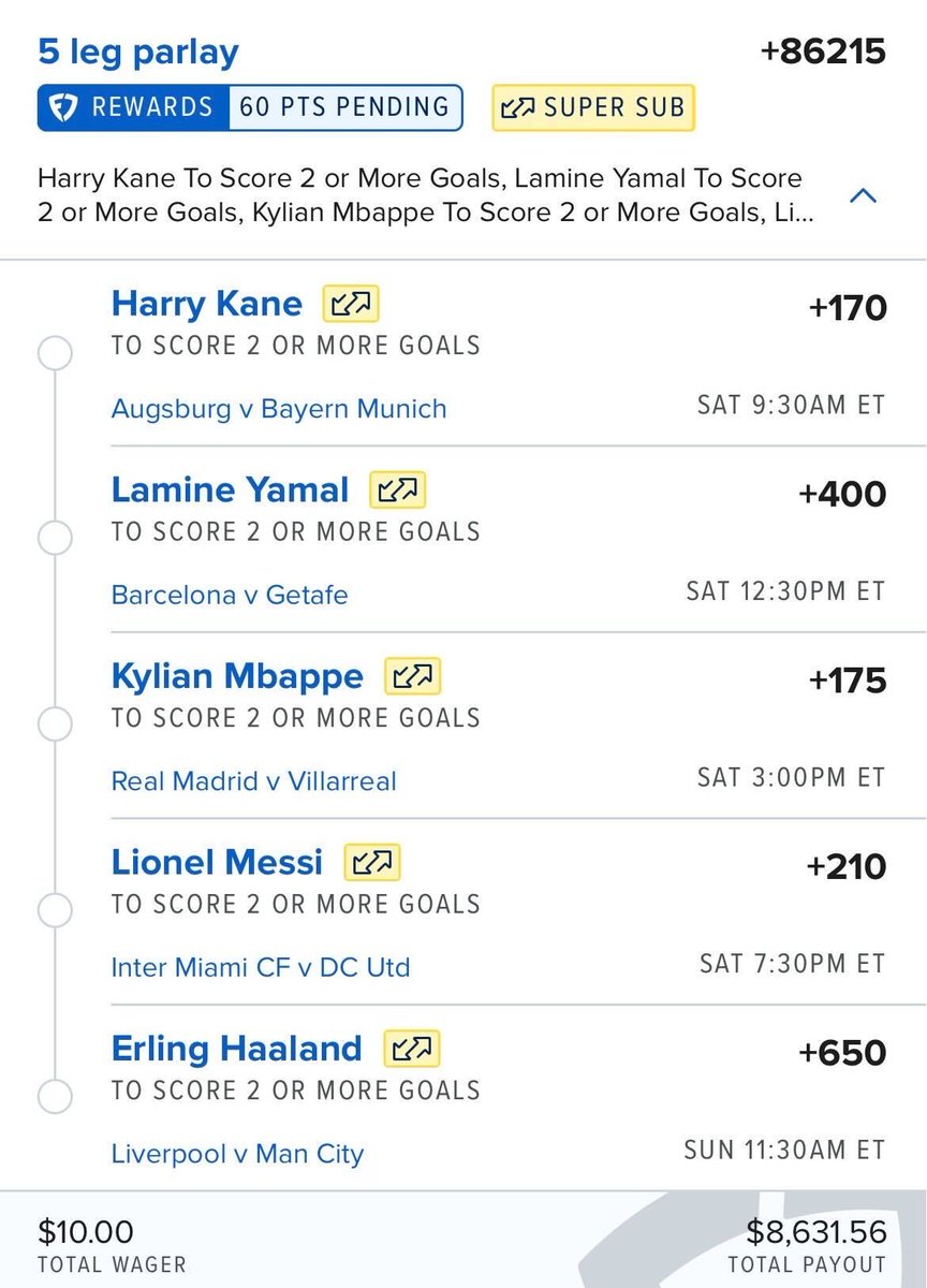 flashpicks's tweet photo. ⚽️+86215 2x Goals Parlay

This looks really good 😳 

Tail 🔗 https://t.co/bTLLT9BVqq

21+ Gamble Responsibly https://t.co/p9eiwNwsuH